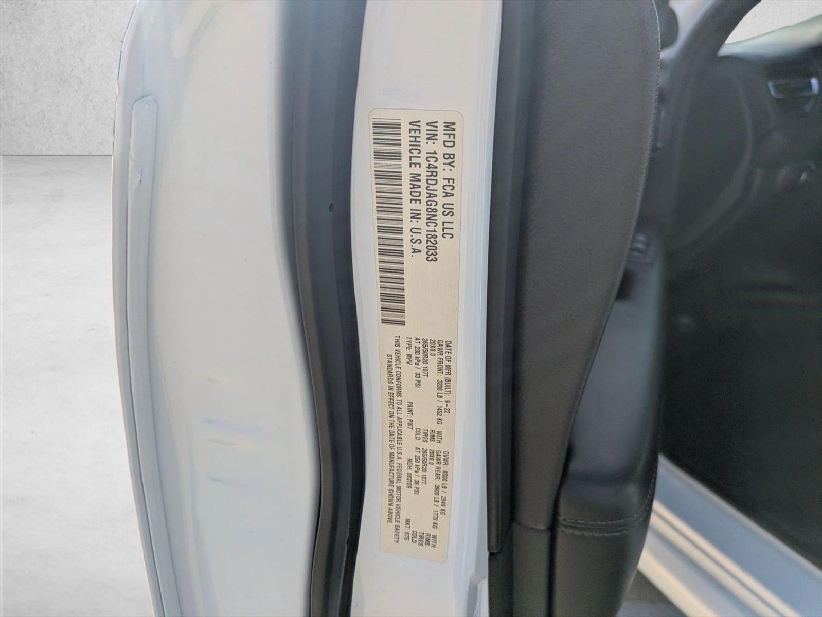 2022 Dodge Durango SXT AWD