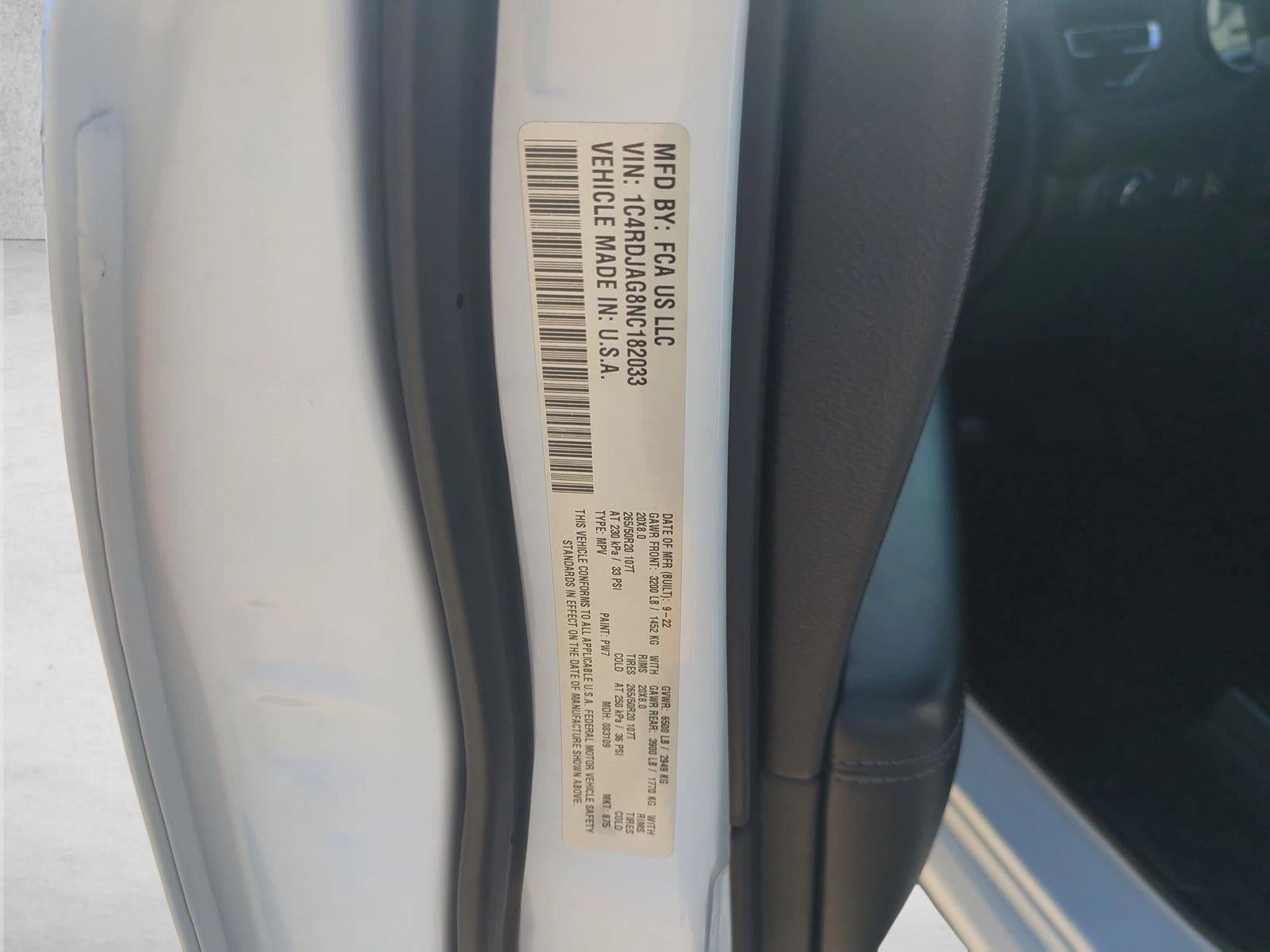 2022 Dodge Durango SXT AWD