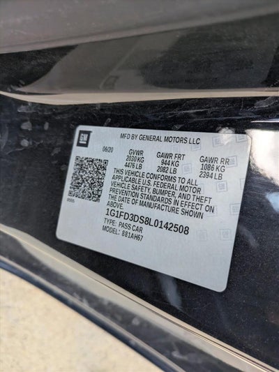 2020 Chevrolet Camaro 3LT