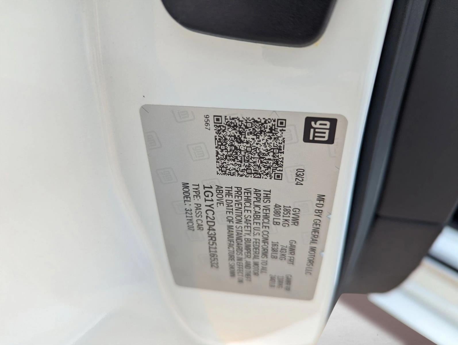 2024 Chevrolet Corvette Stingray 3LT