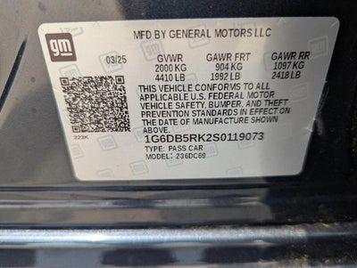 2025 Cadillac CT4 Premium Luxury