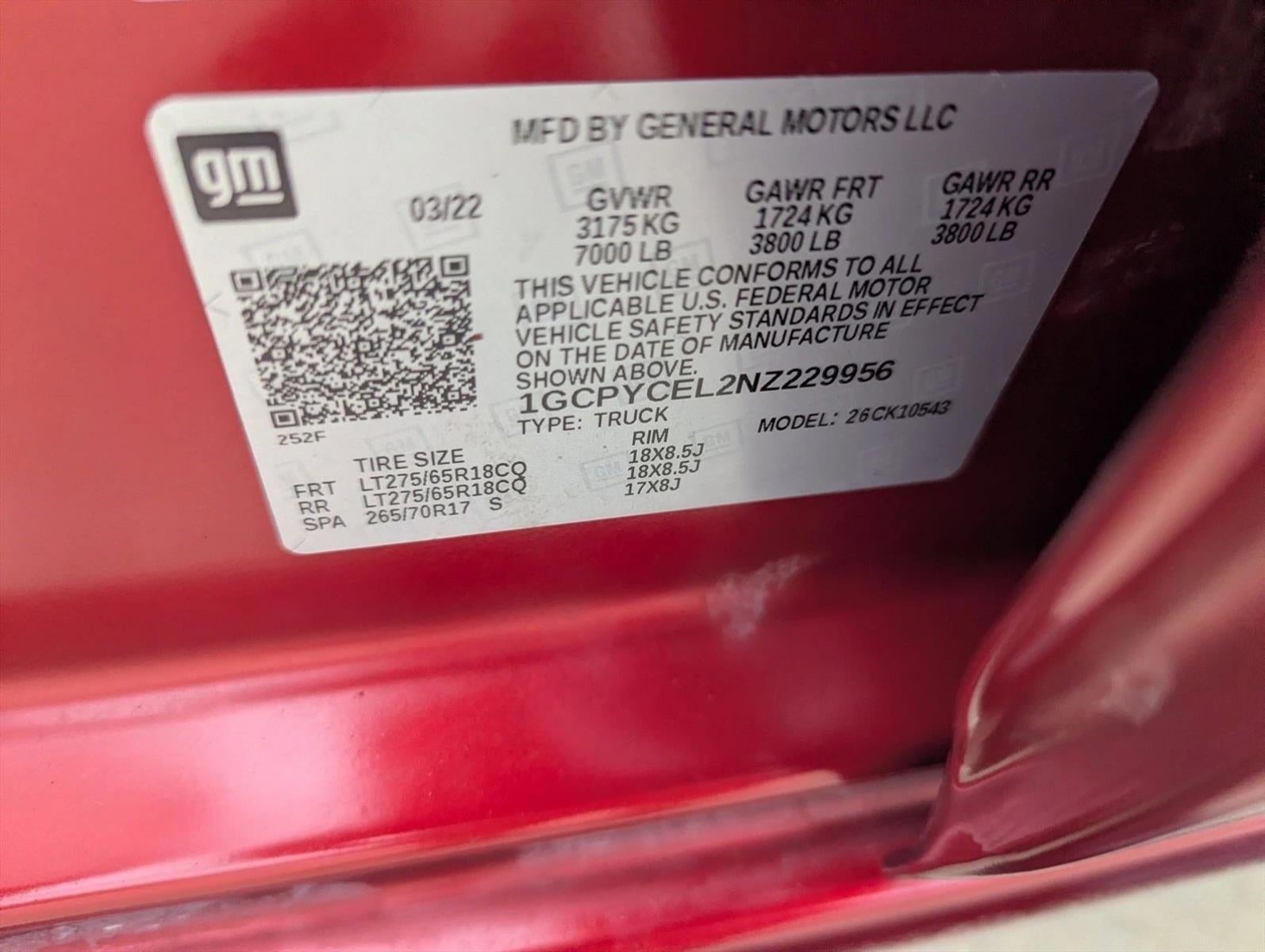 2022 Chevrolet Silverado 1500 LTD Custom Trail Boss