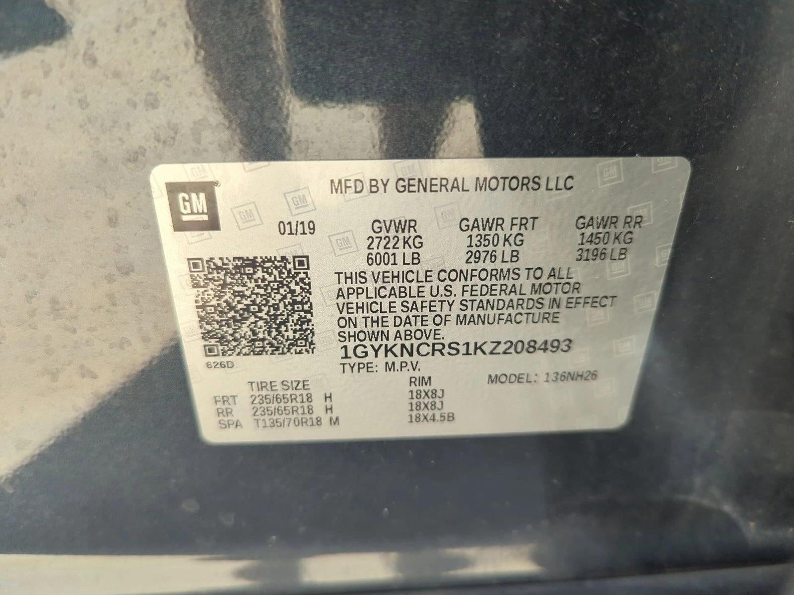 2019 Cadillac XT5 Luxury FWD