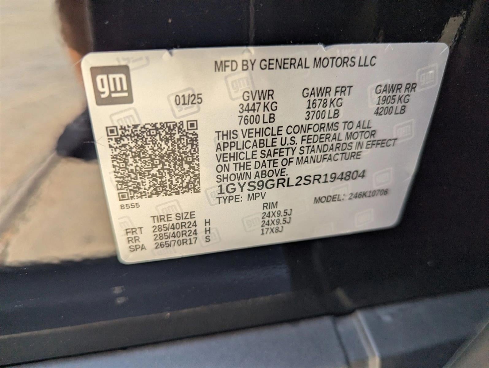 2025 Cadillac Escalade Sport Platinum