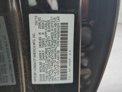 2020 Honda Accord Sedan Sport