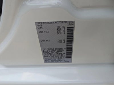 2025 Nissan Altima SV