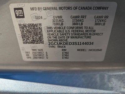 2025 Chevrolet Silverado 1500 LT