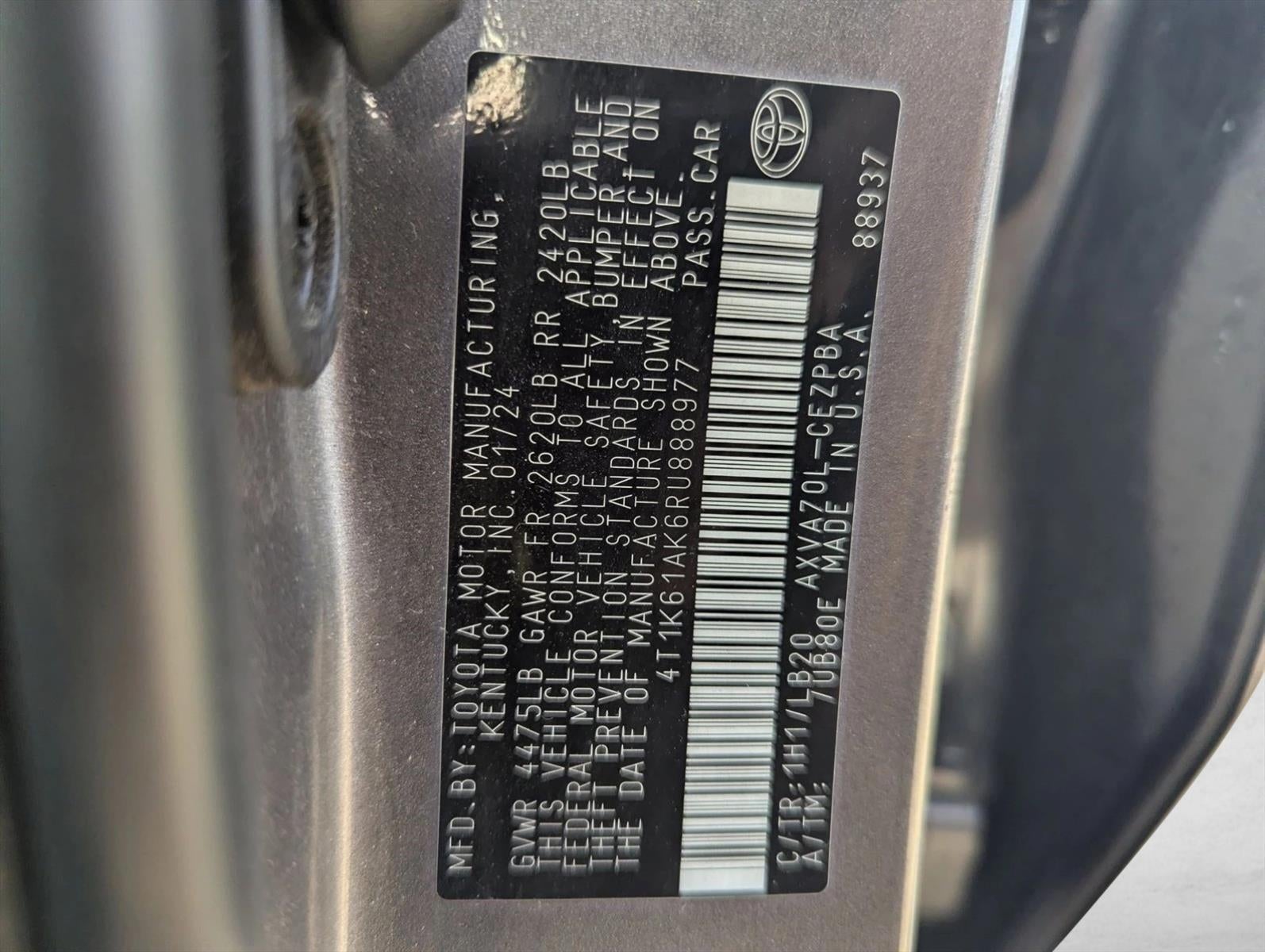 2024 Toyota Camry XSE