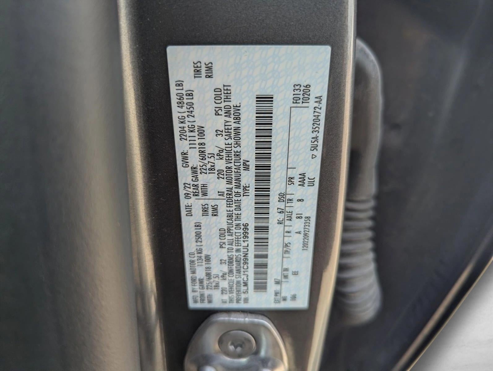 2022 Lincoln Corsair Standard