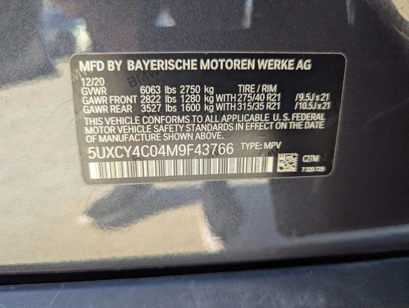 2021 BMW X6 sDrive40i