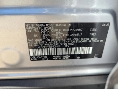 2025 Toyota RAV4 Hybrid LE