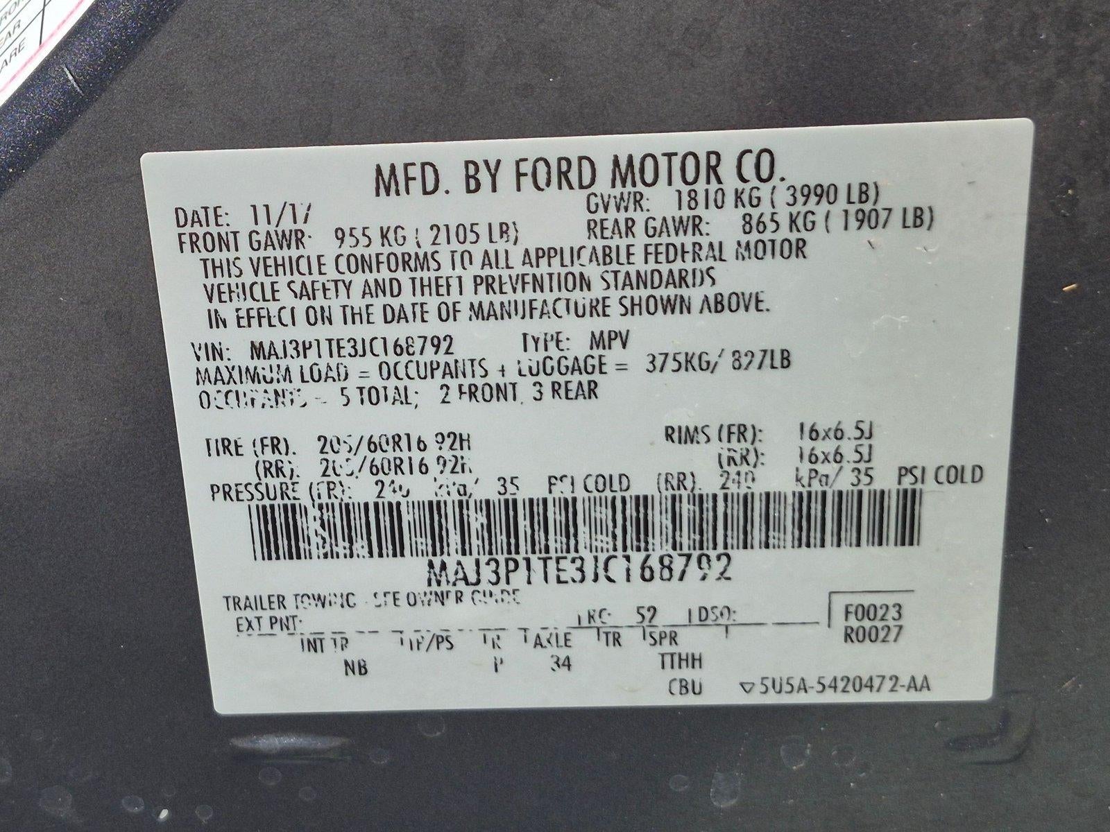 2018 Ford EcoSport SE
