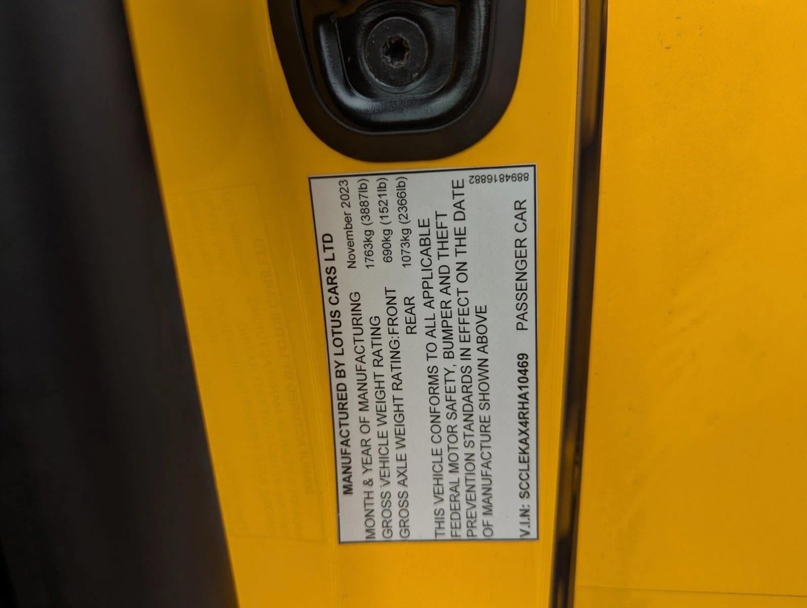 2024 Lotus Emira V6 First Edition