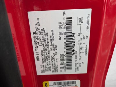 2021 Ford Mustang GT Premium Fastback