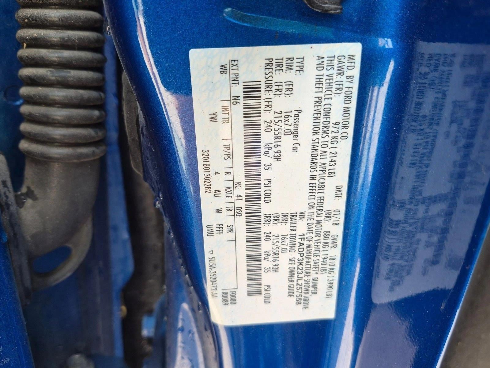 2018 Ford Focus SE Hatch