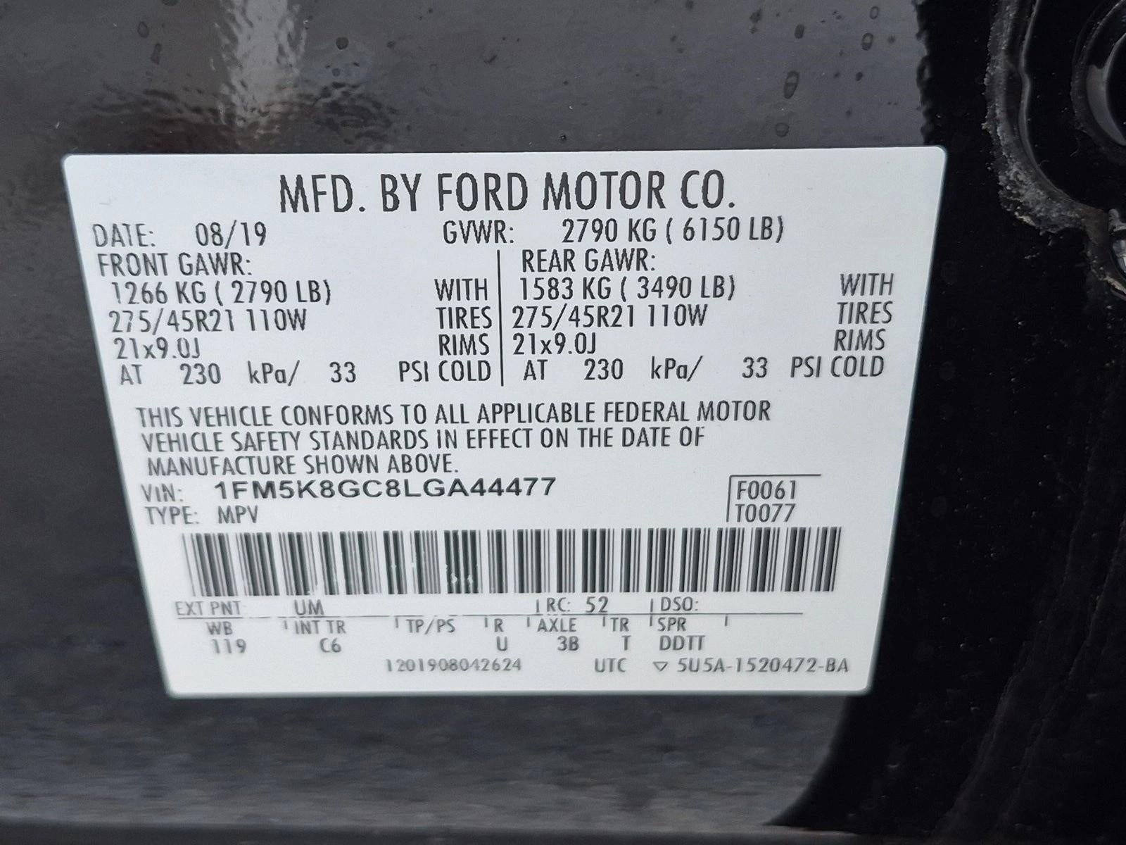 2020 Ford Explorer ST 4WD