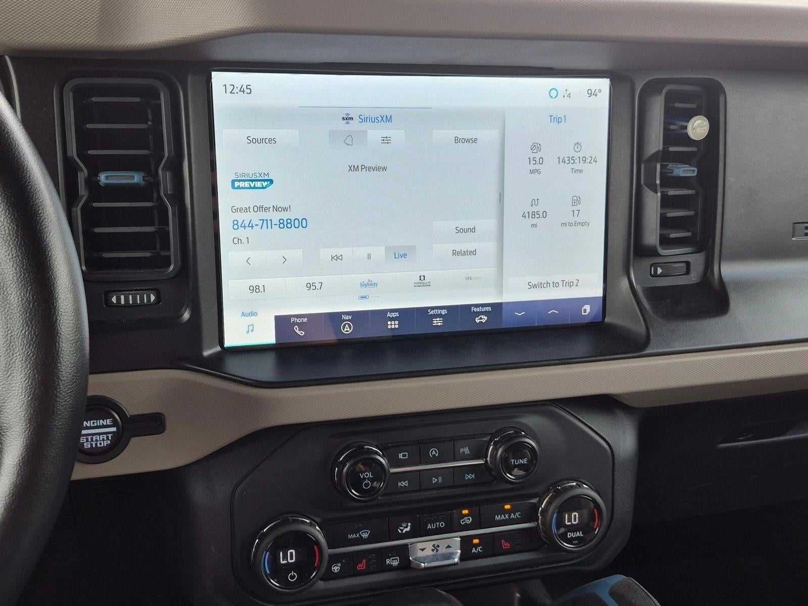 2023 Ford Bronco Wildtrak 2 Door Advanced 4x4