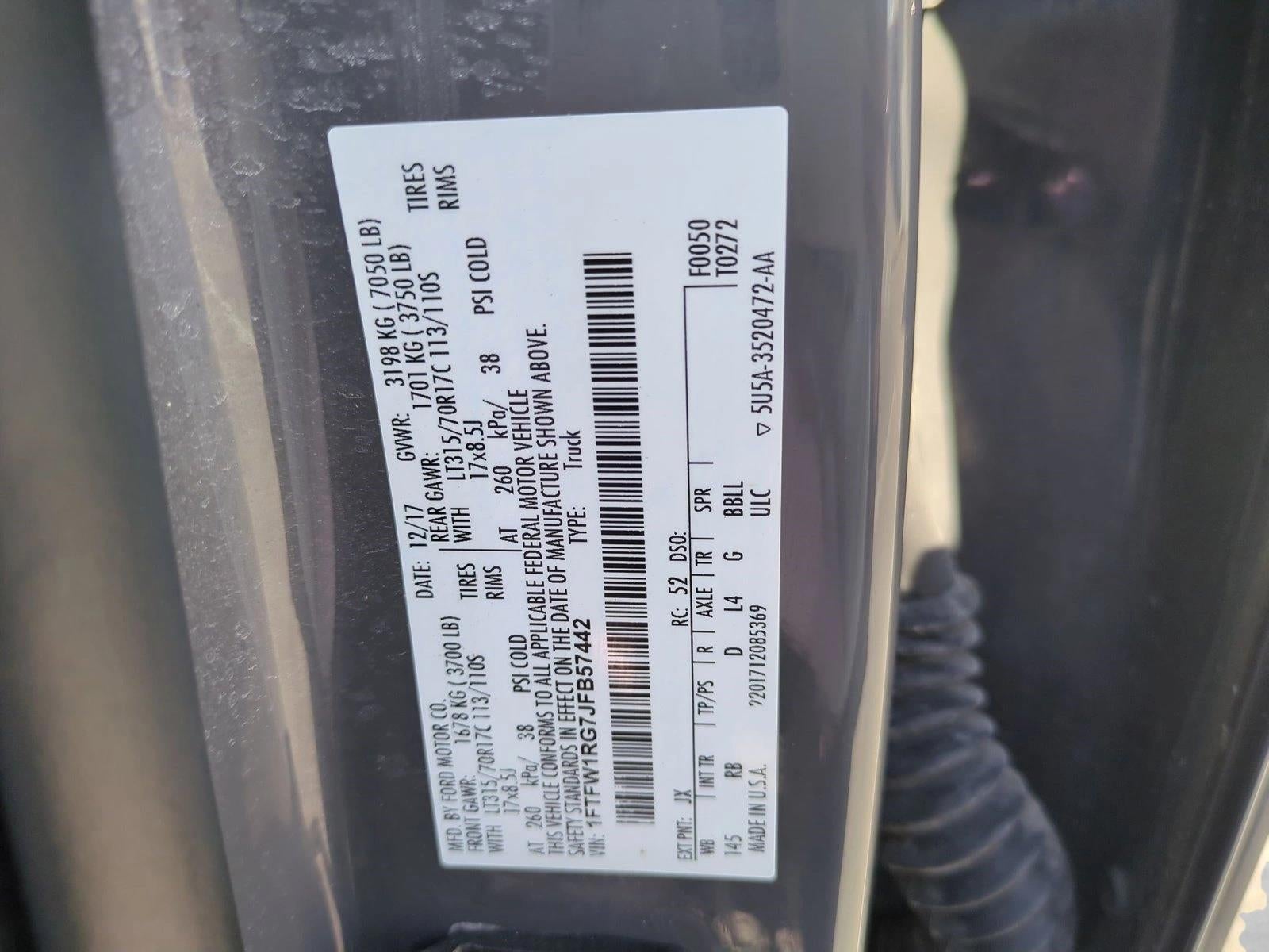 2018 Ford F-150 Raptor 4WD SuperCrew 5.5' Box