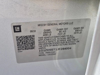 2018 Chevrolet Malibu LT