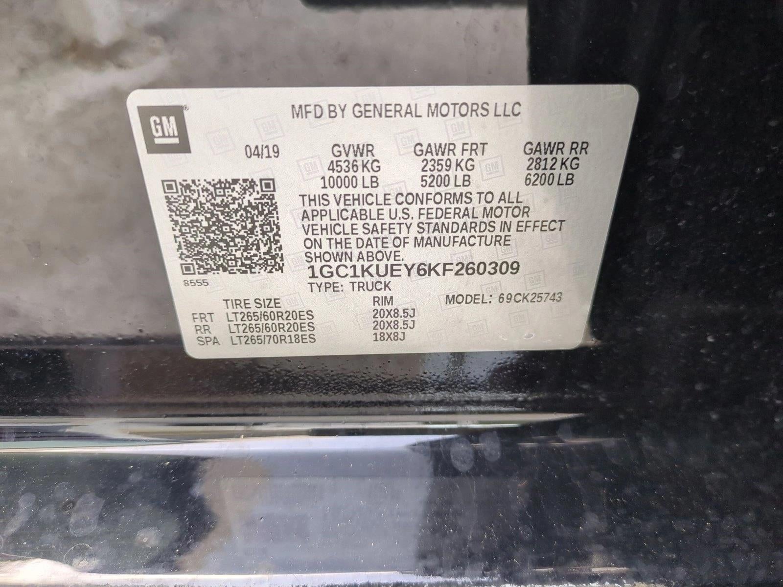 2019 Chevrolet Silverado 2500 HD Crew Cab Standard Box 4-Wheel Drive High Country