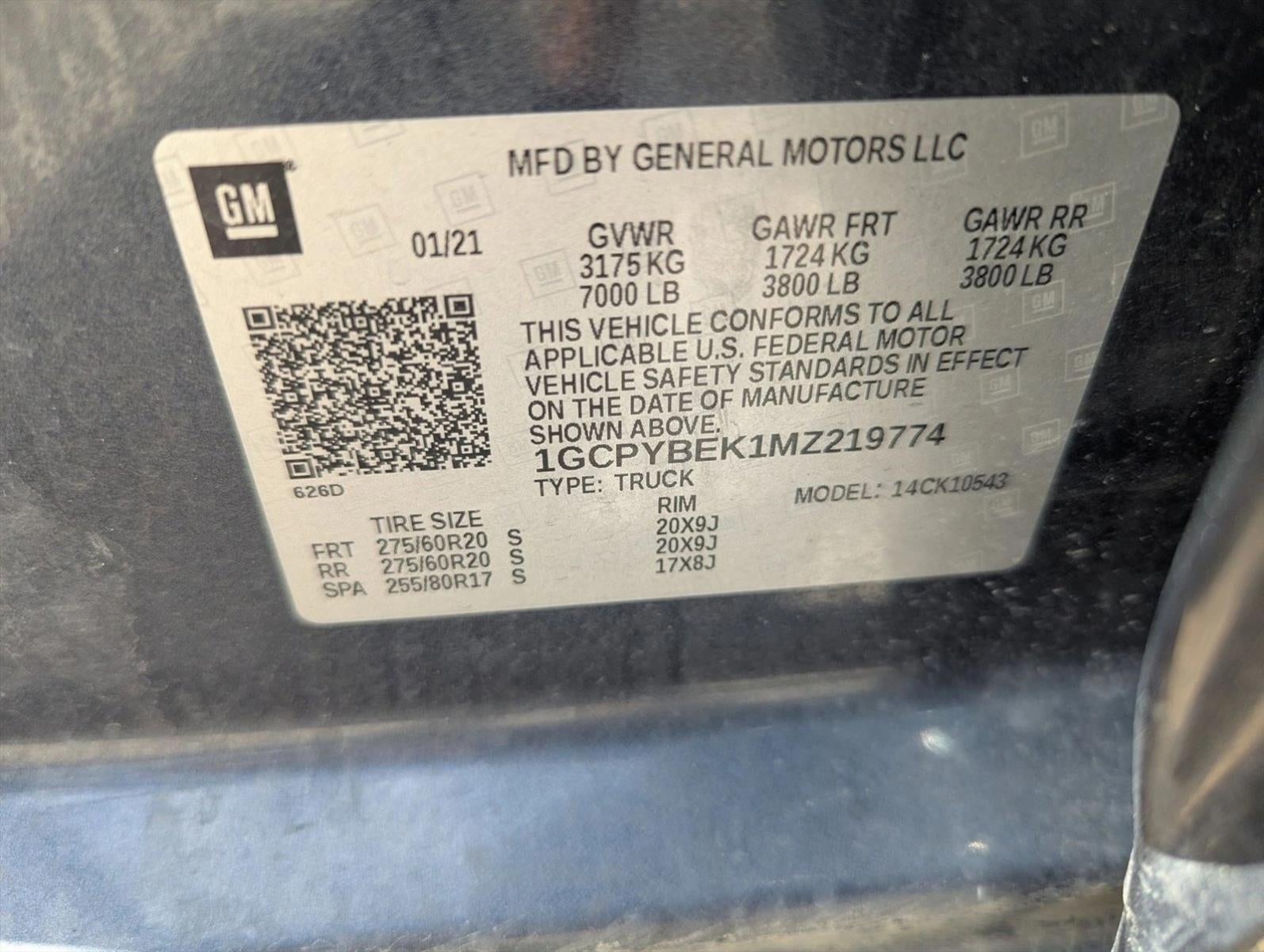 2021 Chevrolet Silverado 1500 Crew Cab Short Box 4-Wheel Drive Custom