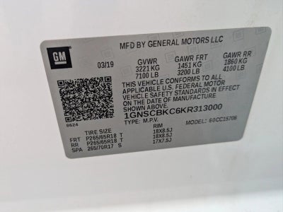 2019 Chevrolet Tahoe 2WD LT