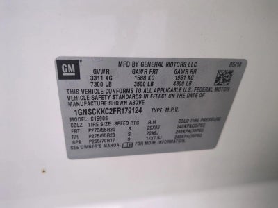 2015 Chevrolet Suburban 2WD LTZ