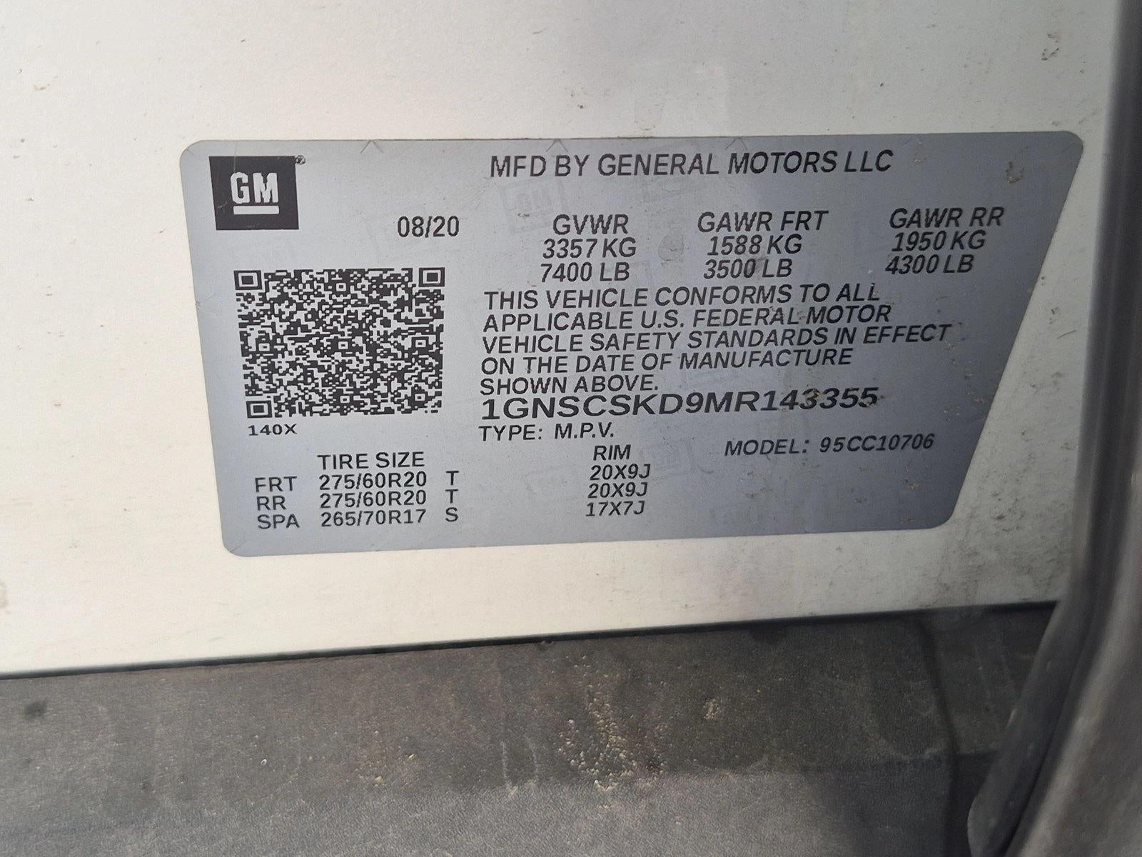 2021 Chevrolet Tahoe 2WD Premier