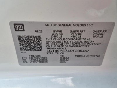2024 GMC Sierra 2500 HD Crew Cab Standard Box 4-Wheel Drive AT4