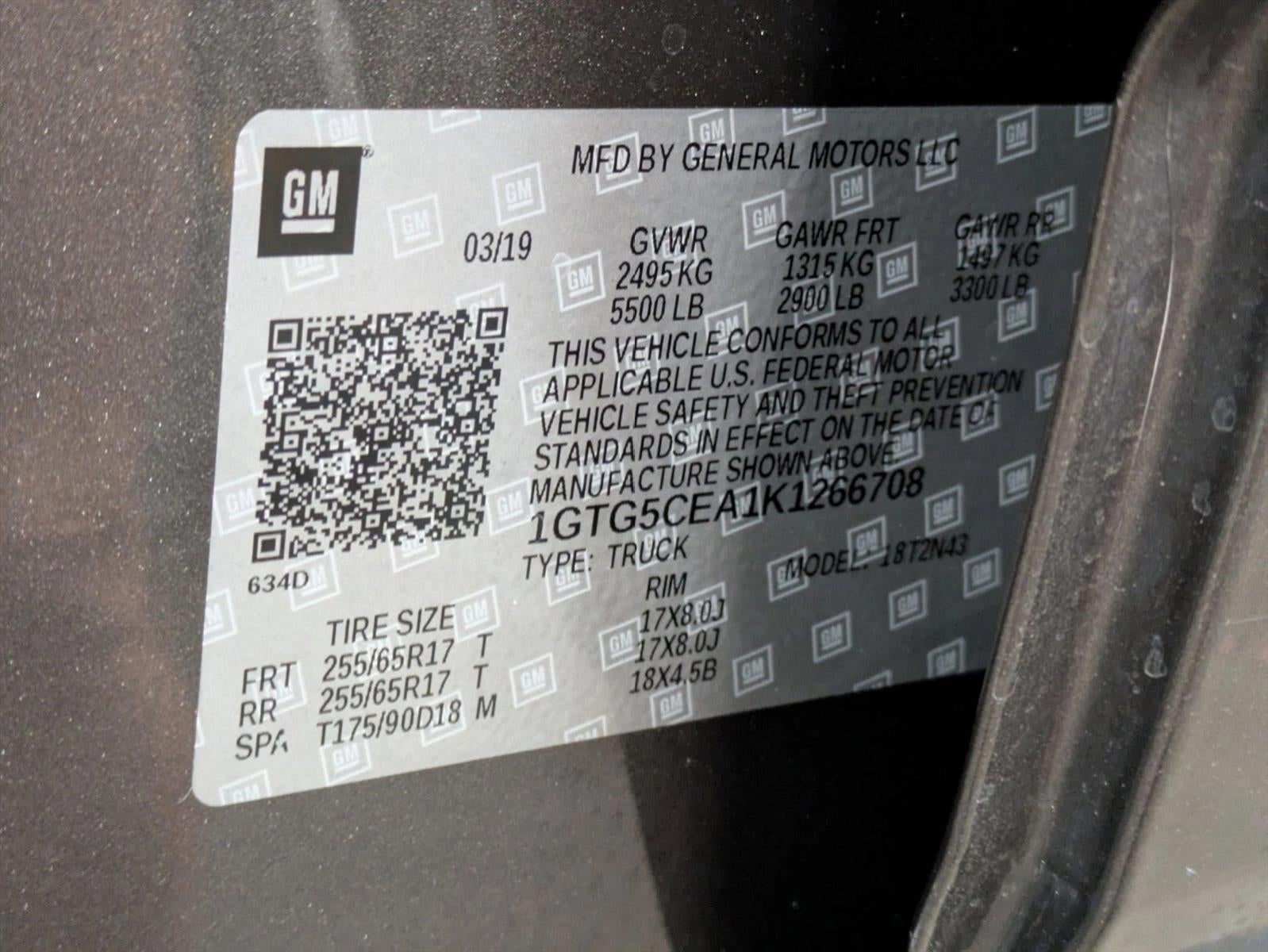 2019 GMC Canyon Crew Cab Short Box 2-Wheel Drive SLE