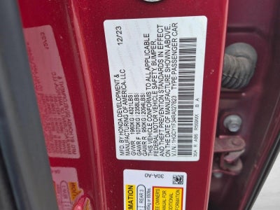 2024 Honda Accord Sedan EX CVT