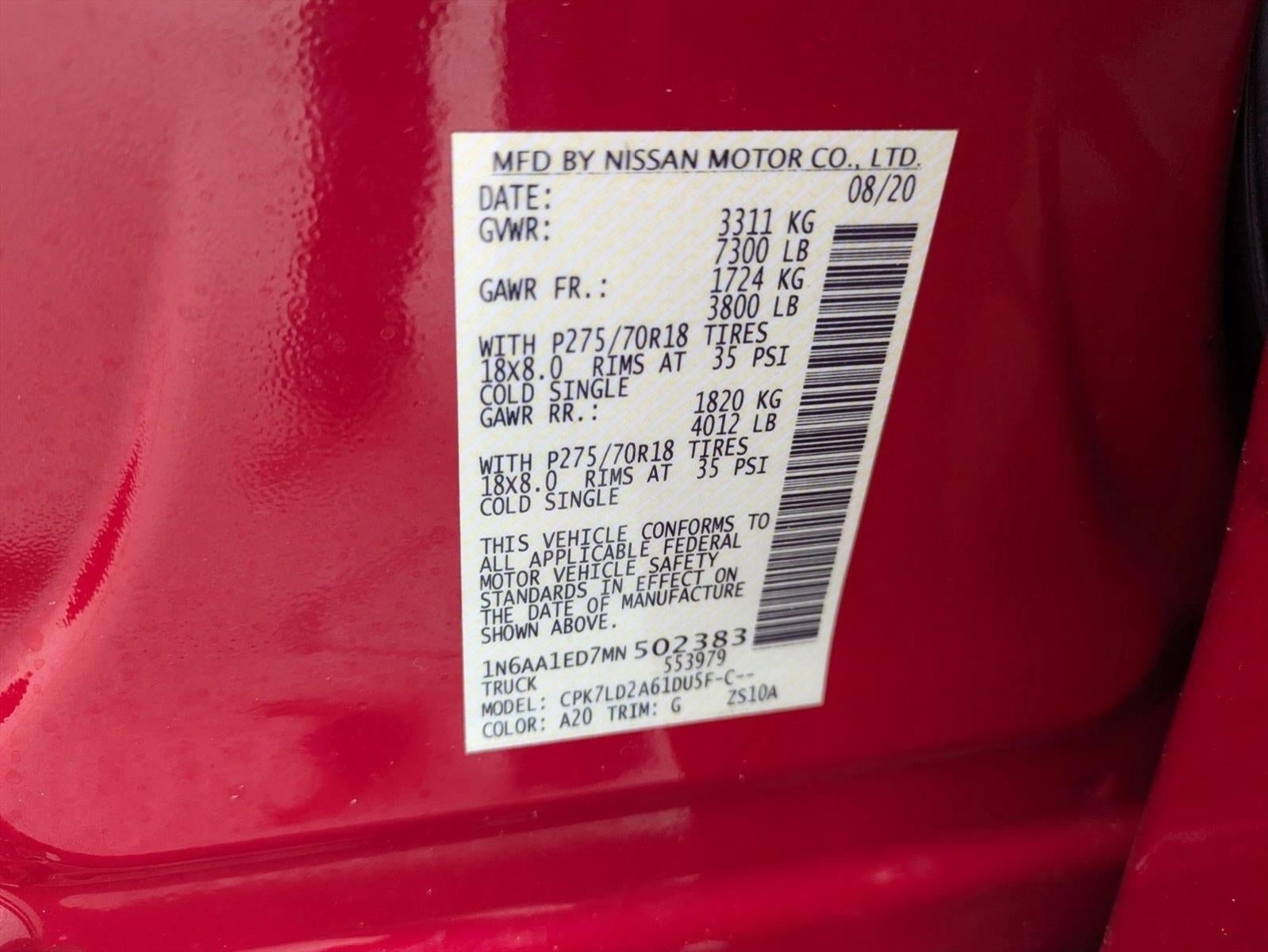 2021 Nissan Titan 4x4 Crew Cab PRO-4X