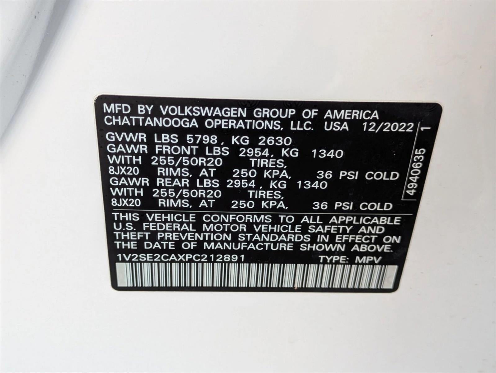 2023 Volkswagen Atlas Cross Sport 3.6L V6 SEL 4MOTION