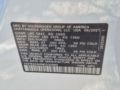 2021 Volkswagen Atlas Cross Sport 3.6L V6 SEL Premium 4MOTION
