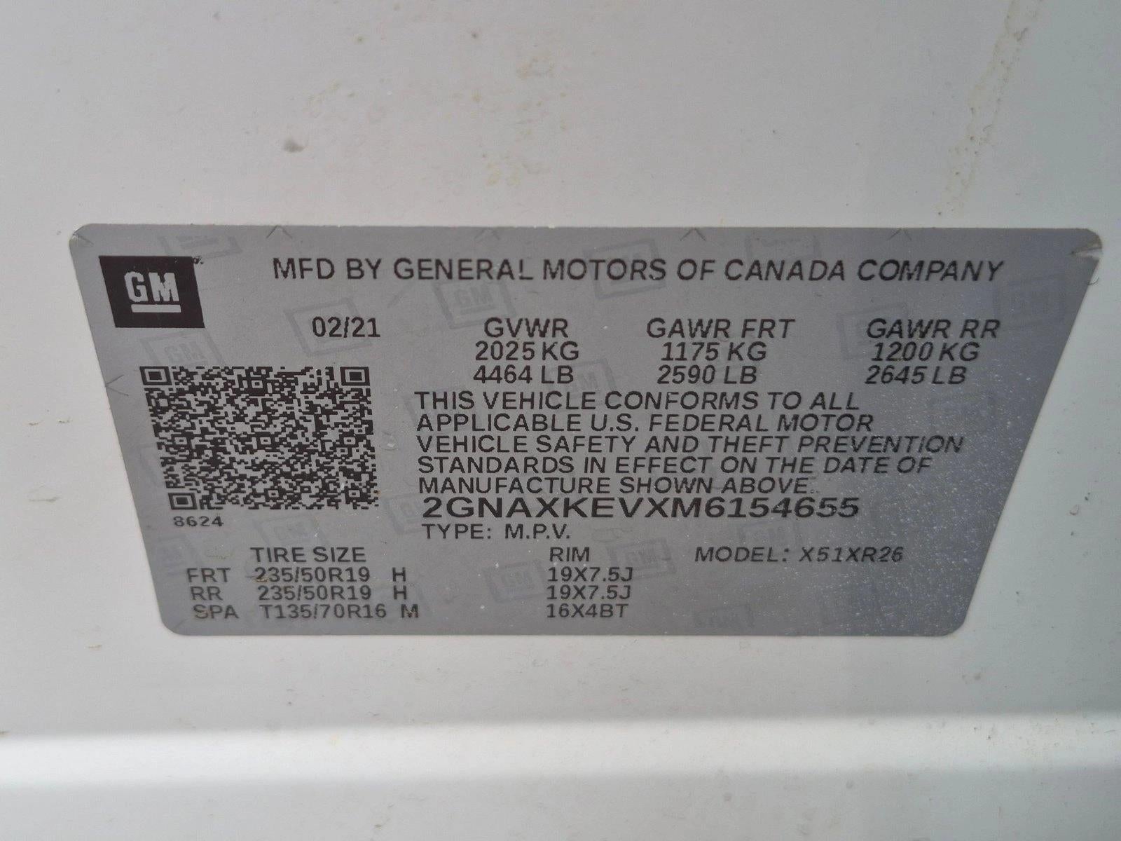2021 Chevrolet Equinox FWD LT