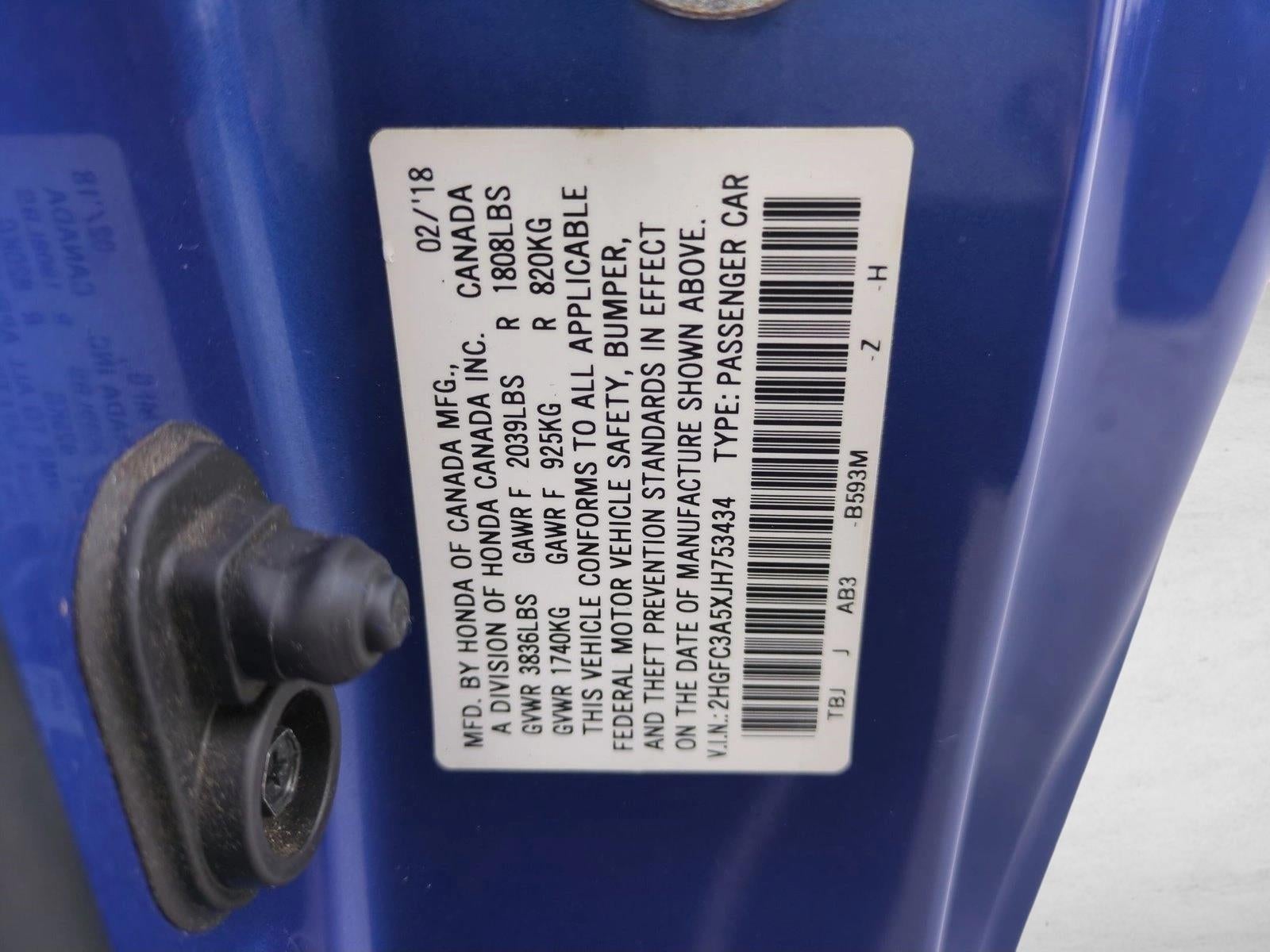 2018 Honda Civic Si Coupe 