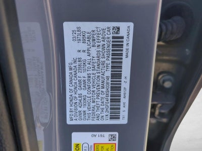 2025 Honda Civic Sedan Hybrid Sport CVT