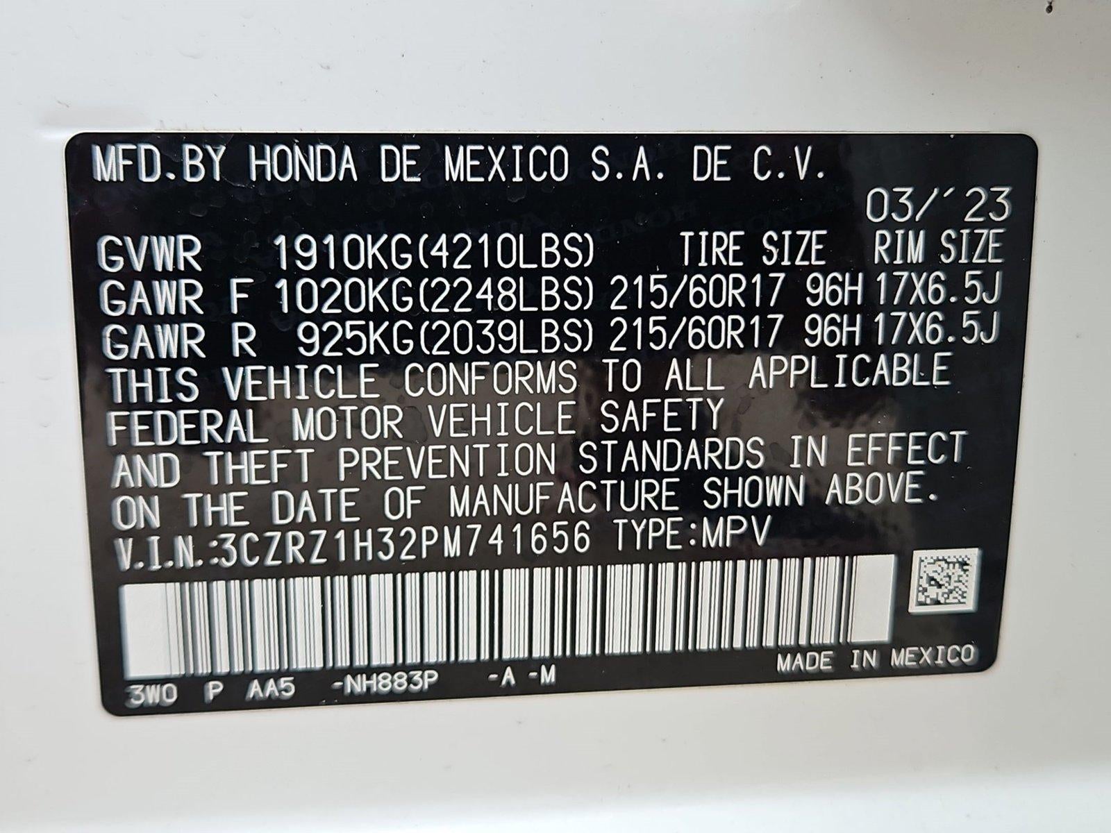 2023 Honda HR-V LX 2WD CVT