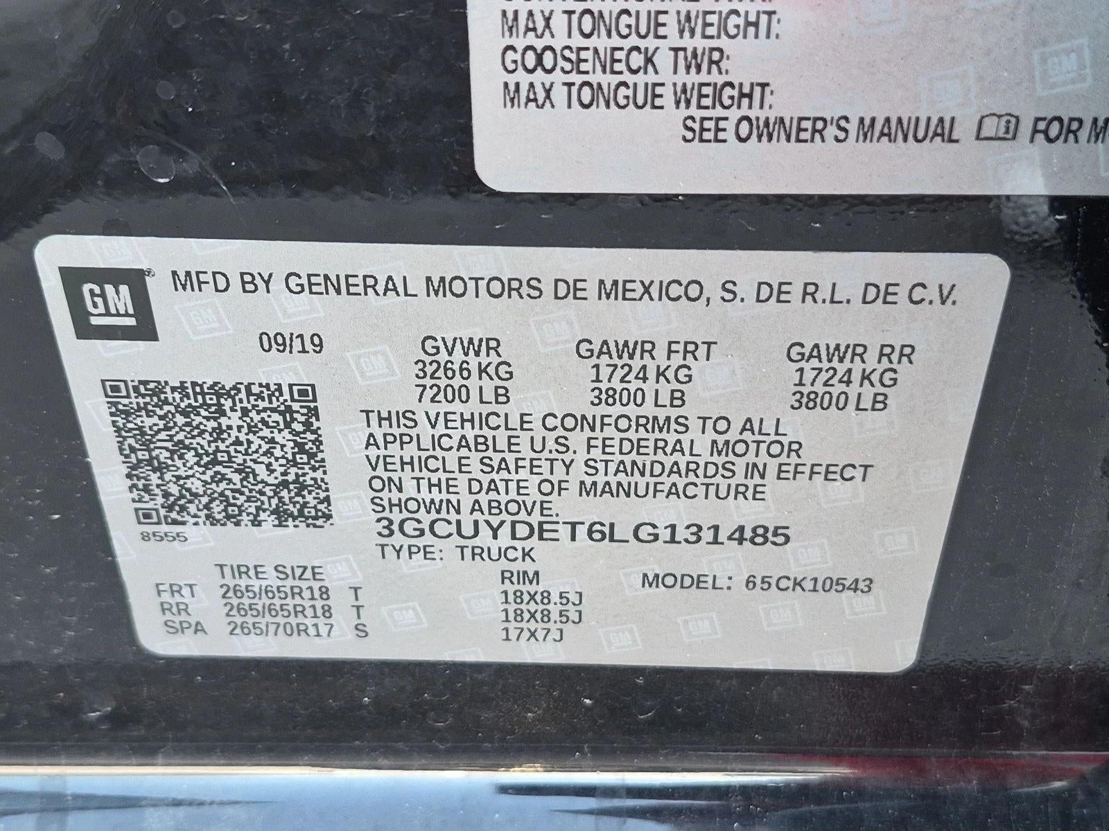 2020 Chevrolet Silverado 1500 Crew Cab Short Box 4-Wheel Drive LT