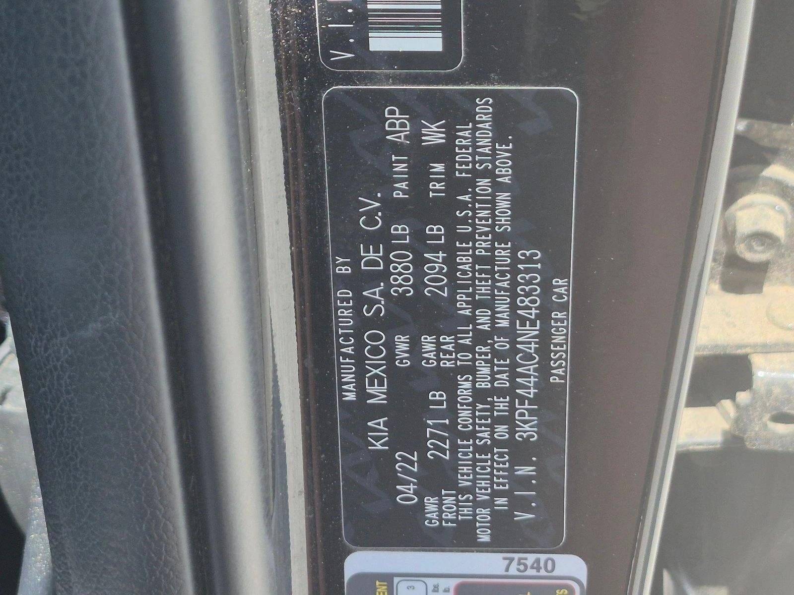 2022 Kia Forte GT Manual