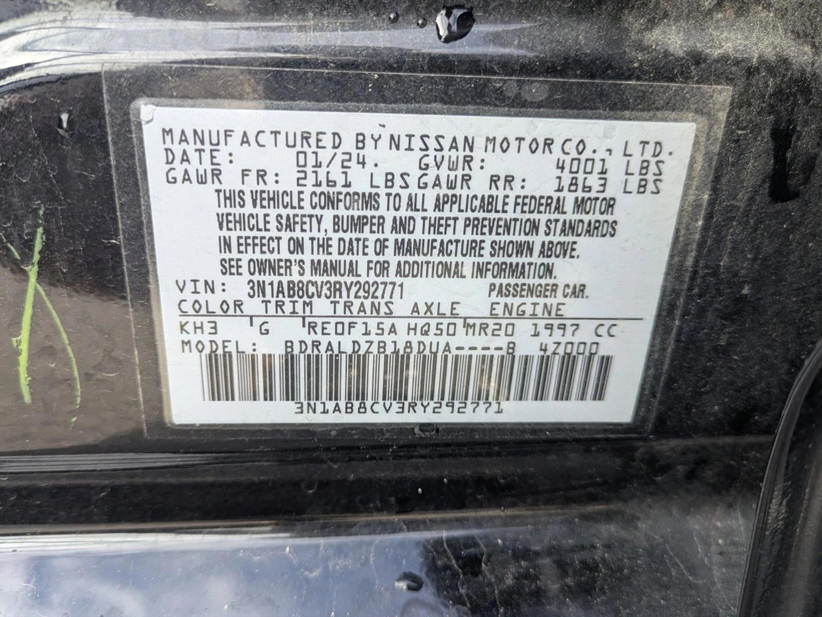 2024 Nissan Sentra SV CVT