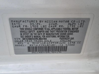 2024 Nissan Versa S CVT