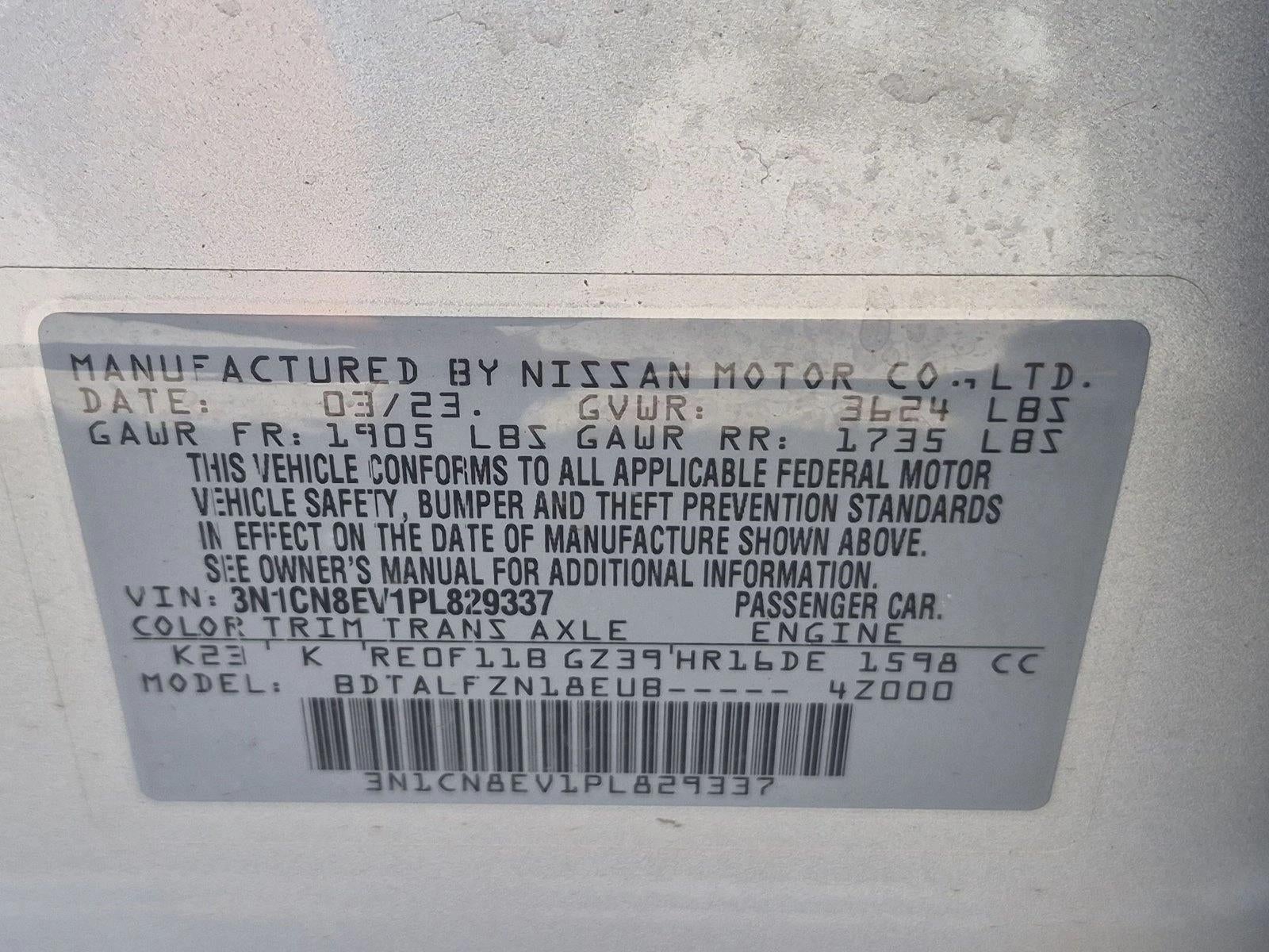 2023 Nissan Versa SV CVT