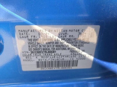 2024 Nissan Versa SV CVT