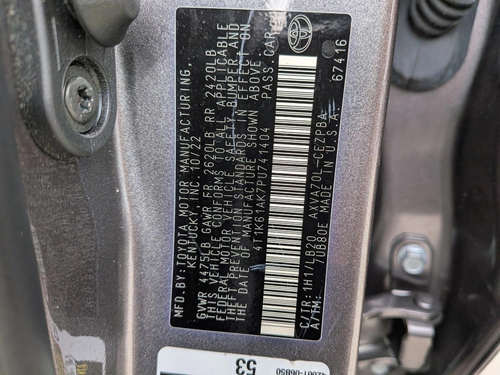 2023 Toyota Camry XSE Auto (Natl)