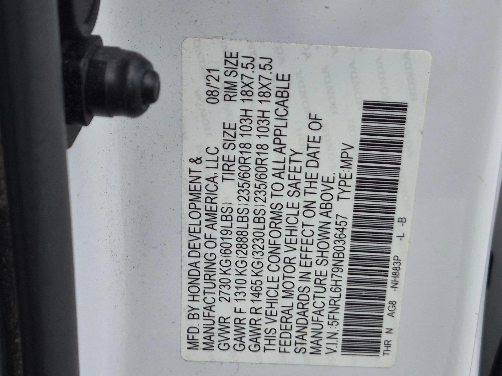 2022 Honda Odyssey EX-L Auto