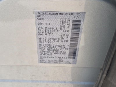2025 Nissan Pathfinder SL 2WD
