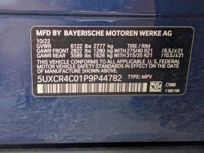 2023 BMW X5 sDrive40i Sports Activity Vehicle