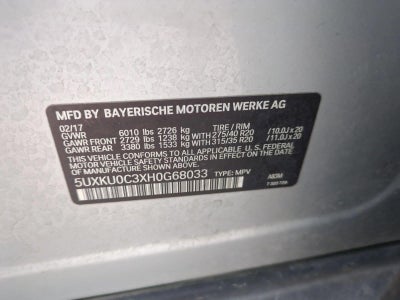 2017 BMW X6 sDrive35i Sports Activity Coupe