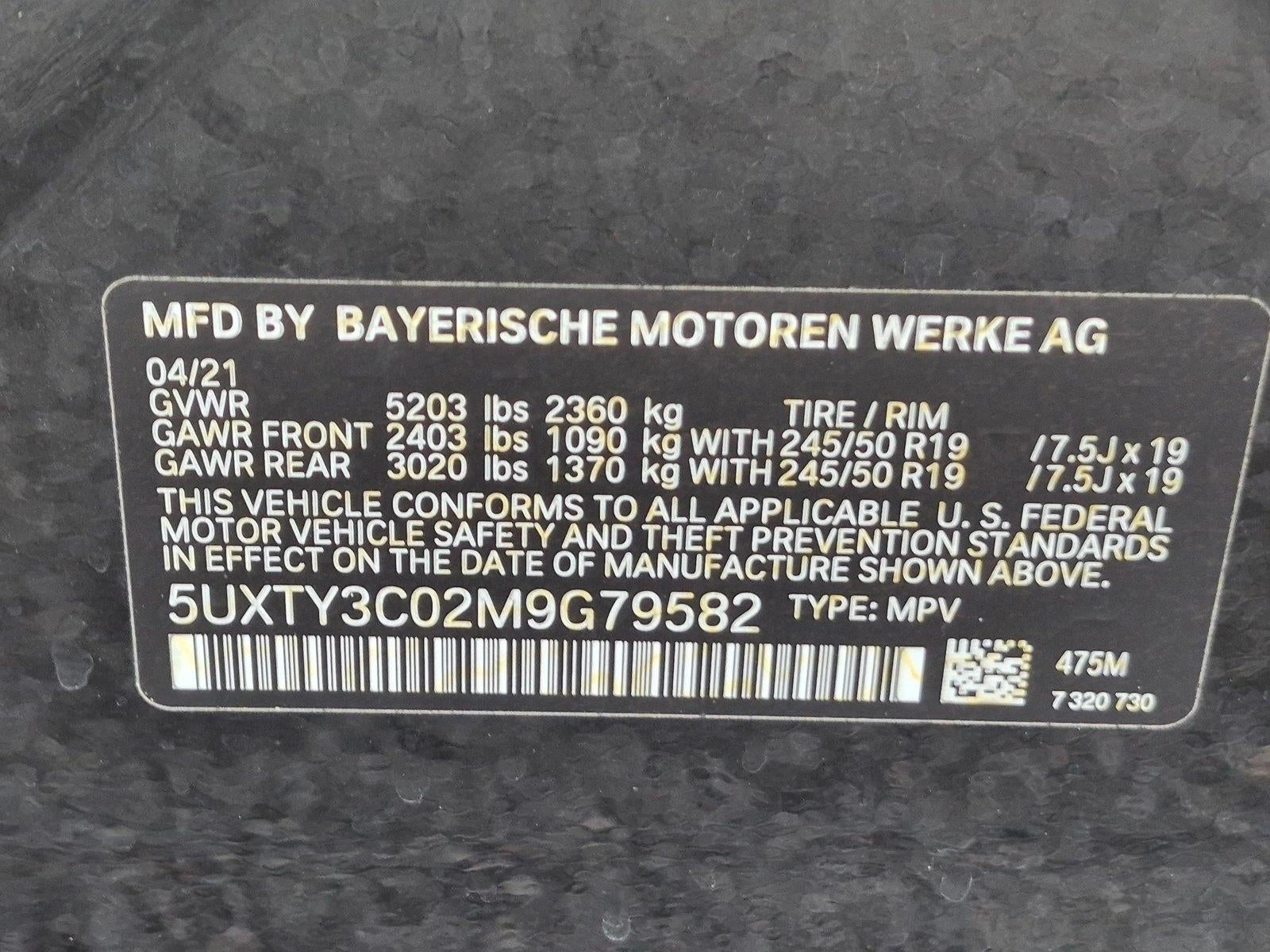 2021 BMW X3 sDrive30i Sports Activity Vehicle